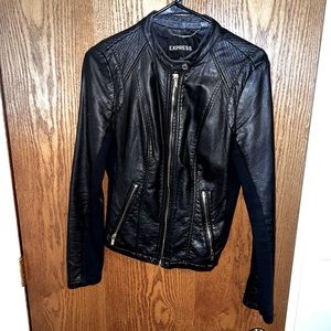 Womens Faux Leather Jacket